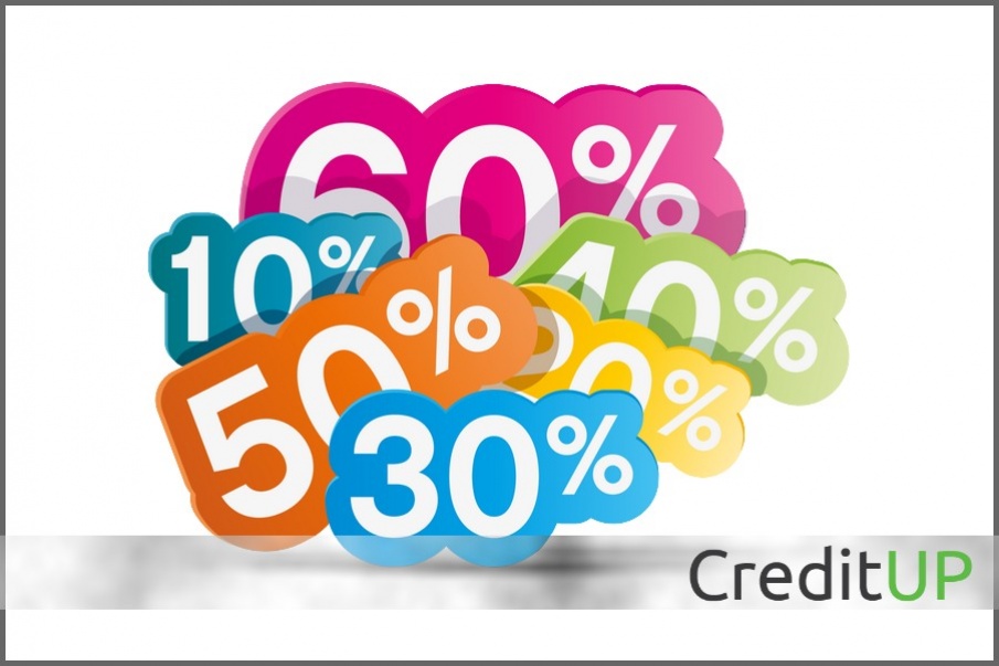 Ловіть момент - максимальна знижка 60% на перший кредит!